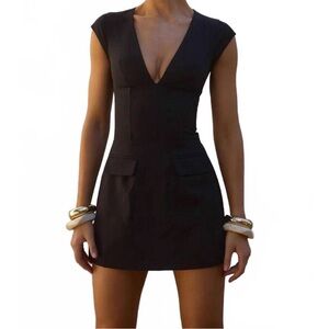 Elegant Black Mini Dress